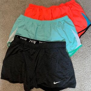 Women’s Nike running shorts.